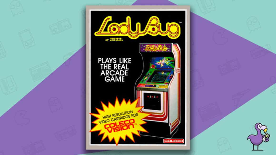 Los mejores juegos de Colecovision: portada del juego Ladybug