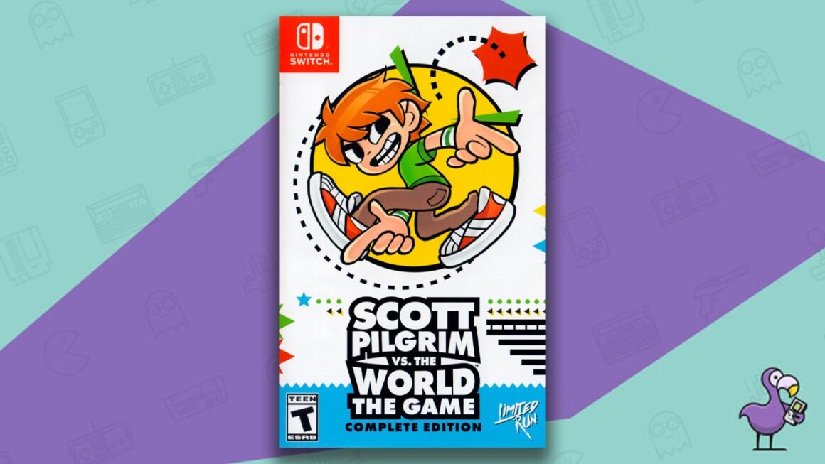 Los mejores juegos beat em up: portada de la caja del juego Scott Pilgrim Vs The World Nintendo Switch