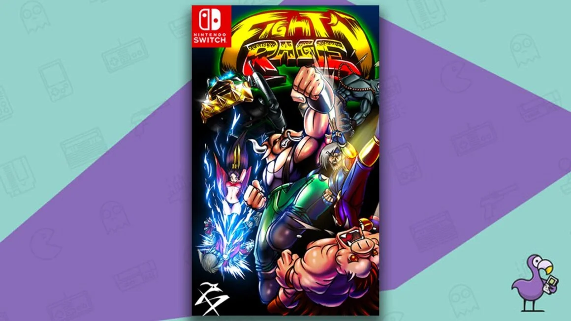 Los mejores juegos beat em up: portada de la caja del juego Fight 'N Rage Nintendo Switch