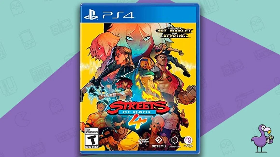 Streets of Rage 4 game case cover art ps4 - Los mejores juegos beat em up 