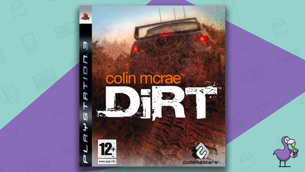 Los mejores juegos de carreras de PS3: arte de portada de colin mcrae dirt game case