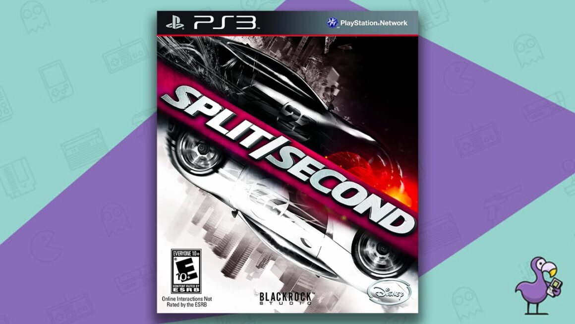 Los mejores juegos de carreras de PS3: arte de portada de la caja del juego Split/Second