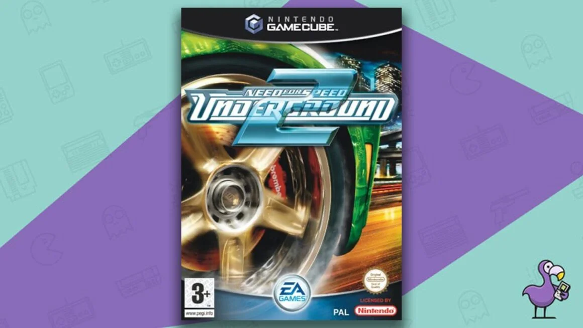 Los mejores juegos de Need for Speed ​​- Arte de portada de la caja del juego Need for Speed ​​Underground 2 Gamecube