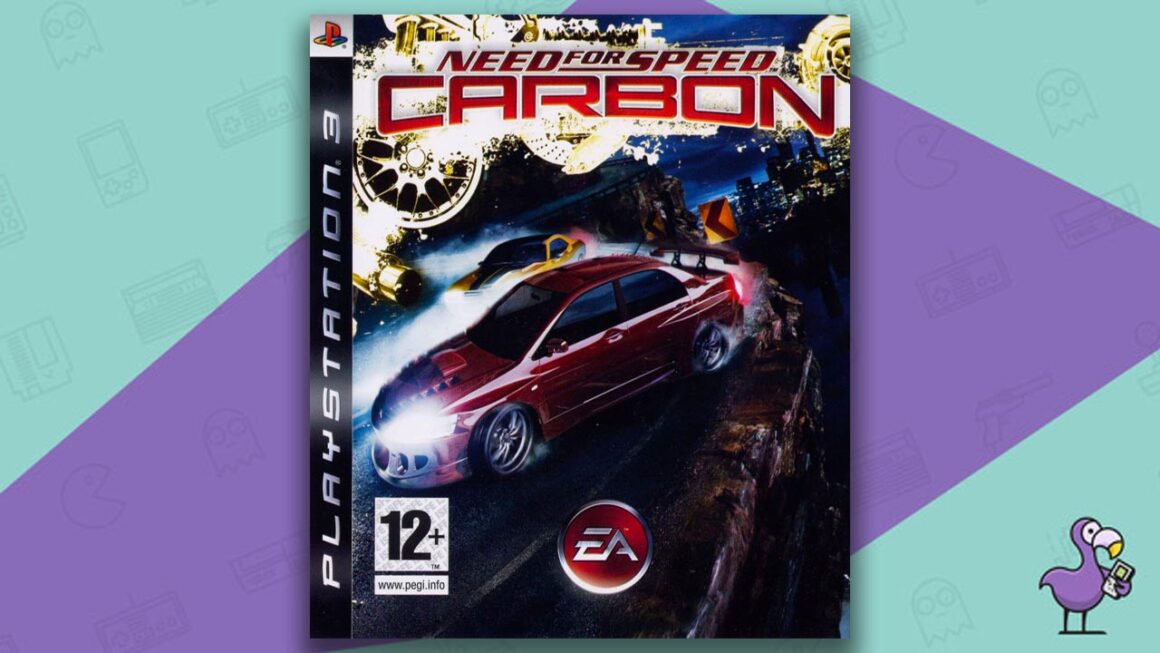 Los mejores juegos de Need for Speed: arte de portada de la caja del juego Need for Speed ​​Carbon PS3