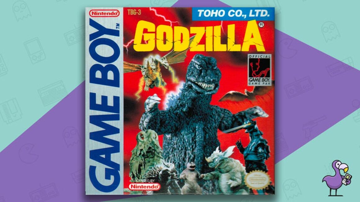 Los mejores juegos de Godzilla - Godzilla DMG game case cover art GB