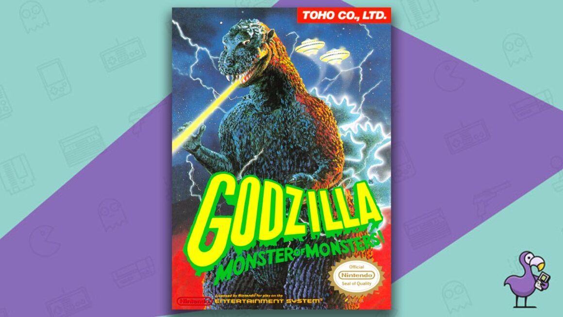 Los mejores juegos de Godzilla: portada del juego Godzilla Monsters of Monsters