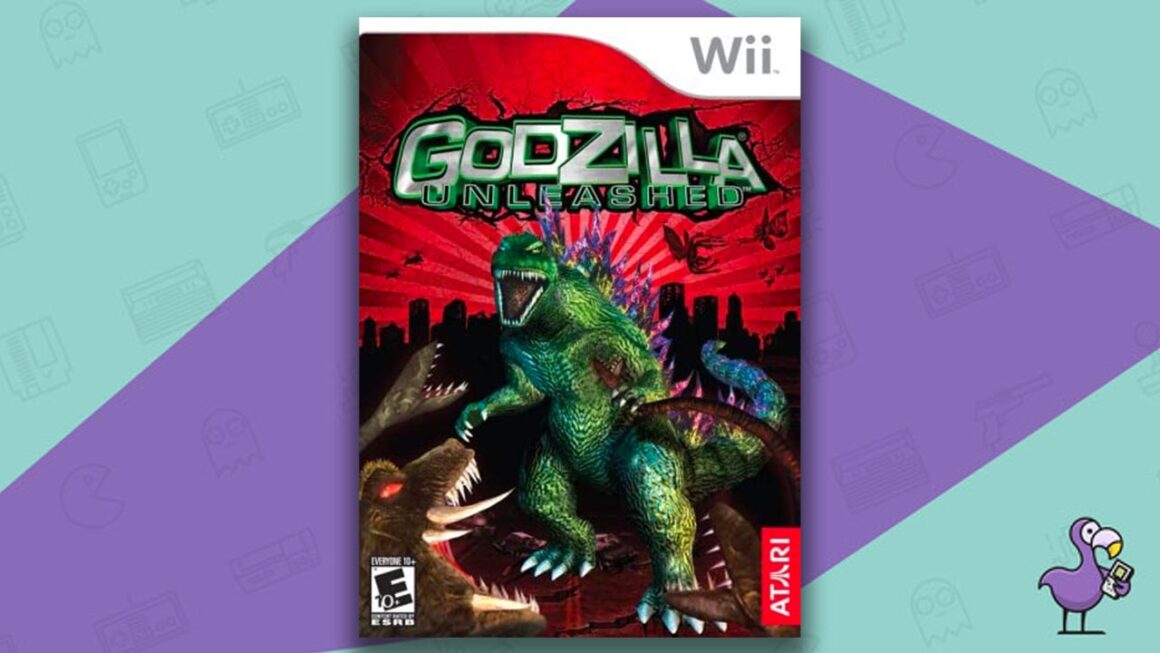 Los mejores juegos de Godzilla - Godzilla Unleashed game case cover art Wii