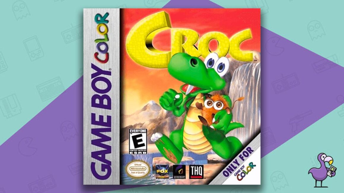 Los mejores juegos de Croc - Croc game case cover art game boy color