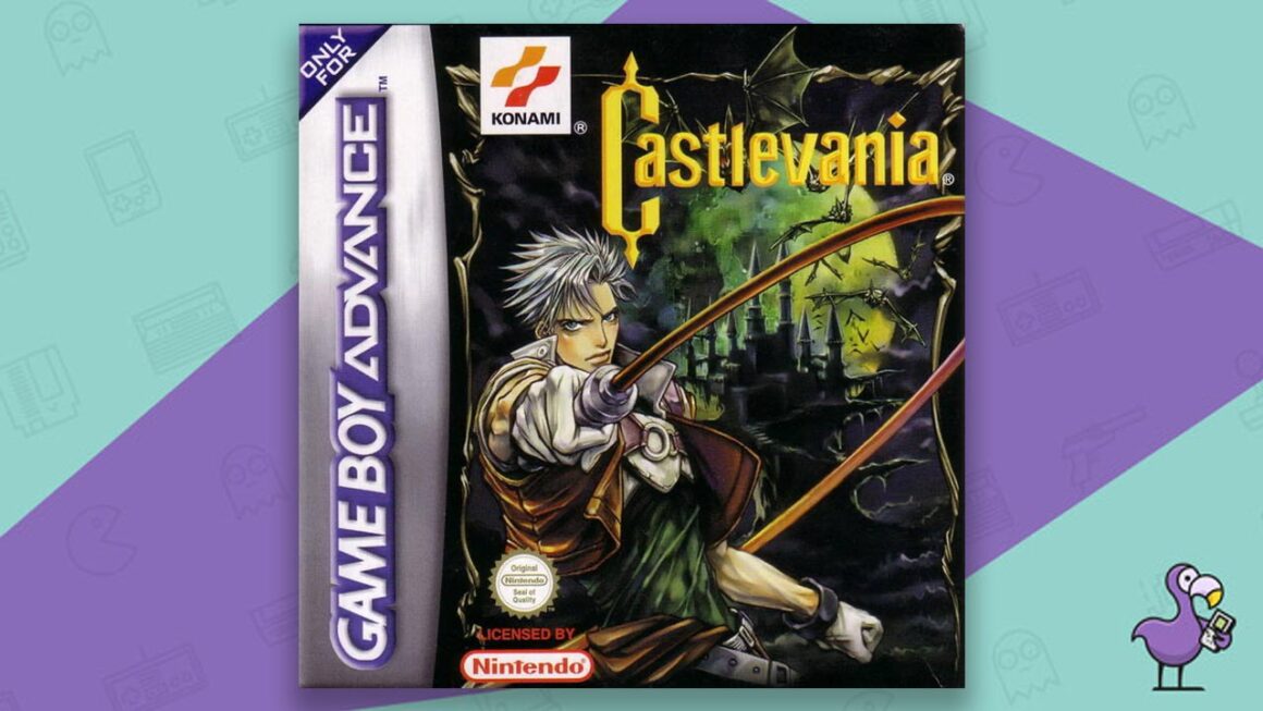 vencer a los juegos de castlevania - Castlevania Circle of the Moon game case cover art GBA