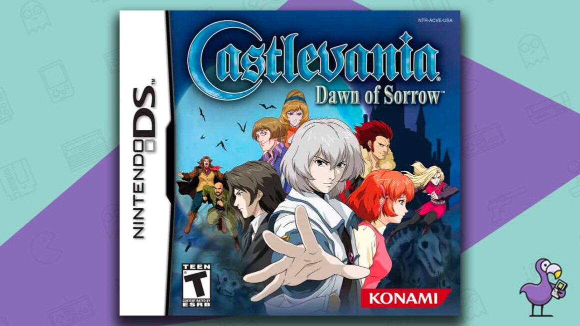 Los mejores juegos de Nintendo DS - Castlevania: Dawn of Sorrow Game Case Cover Art