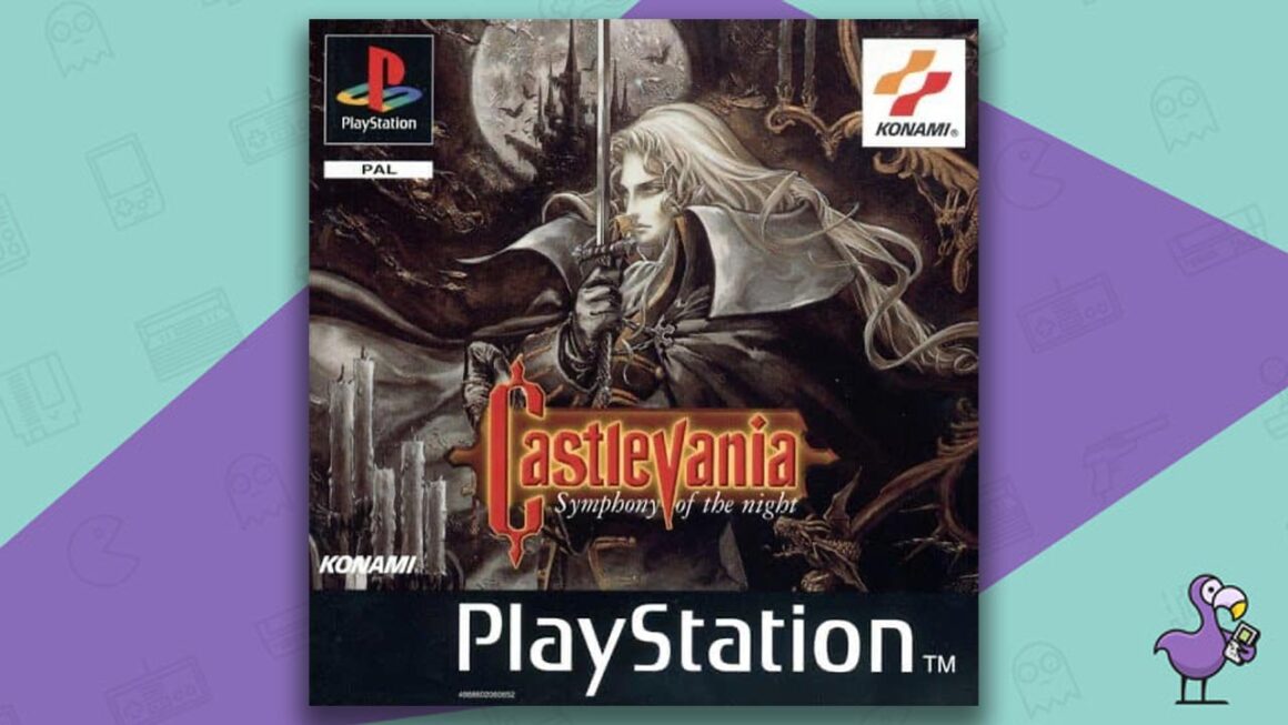 vencer a los juegos de castlevania - Castlevania Symphony of the night game case cover art PS1