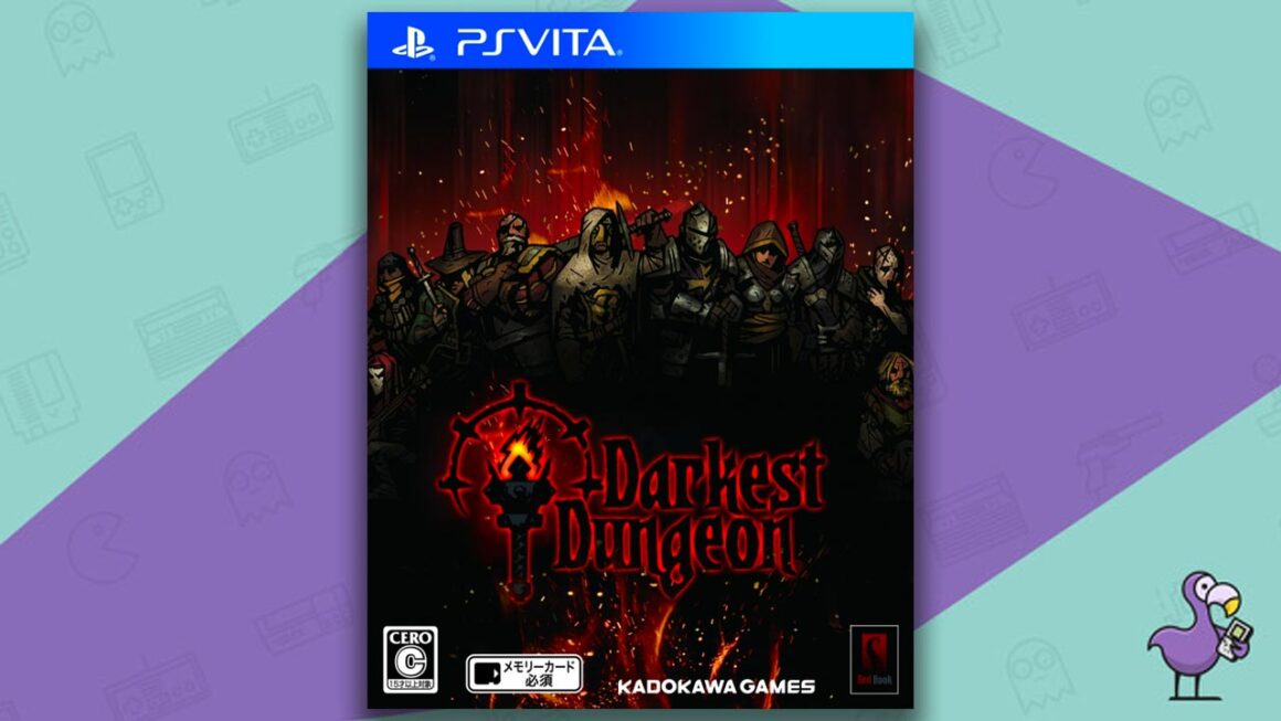 Los mejores juegos de PS Vita: portada de la caja del juego Darkest Dungeon