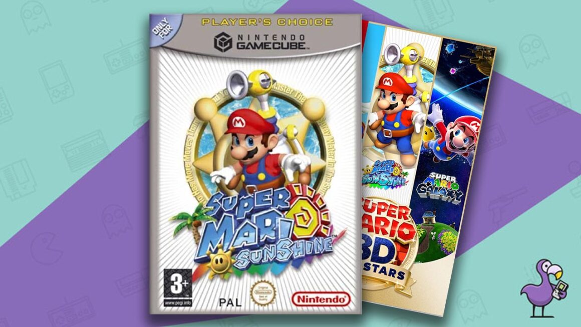 Los mejores juegos retro en Nintendo Switch - Super Mario Sunshine Game Case