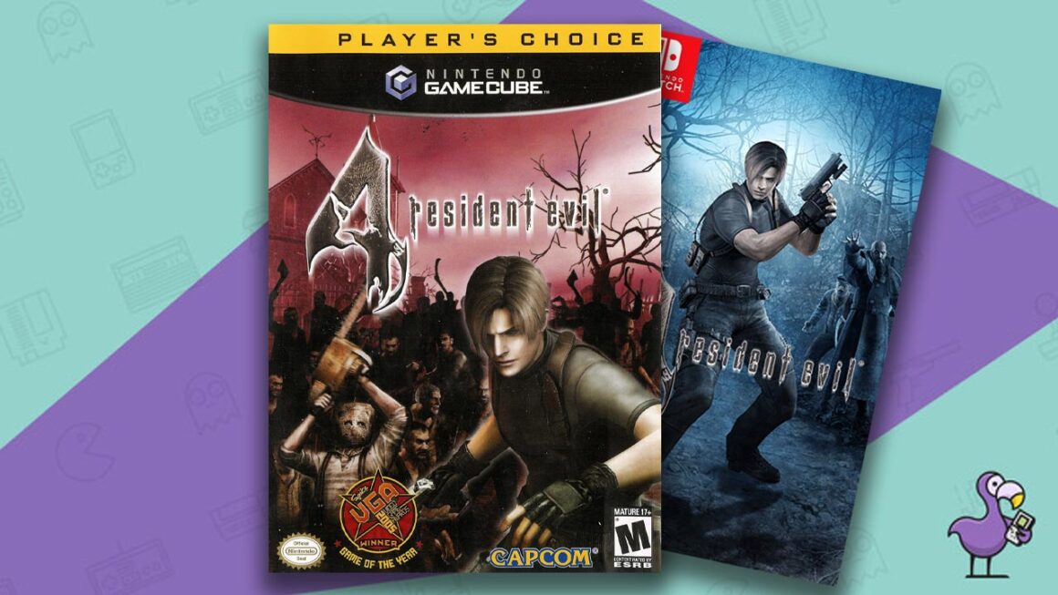 Los mejores juegos retro en Nintendo Switch: caja del juego Resident Evil 4