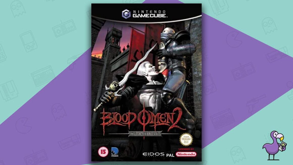 Los mejores juegos de terror de GameCube: portada de la caja del juego The Legacy of Kain 2: Blood Omen