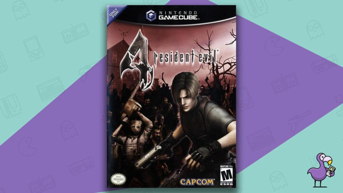 Los mejores juegos de terror de GameCube: portada del juego Resident Evil 4