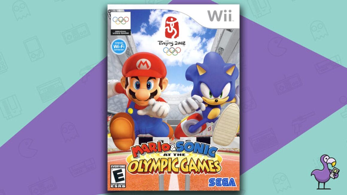 Los mejores juegos multijugador de Wii - Mario & Sonic en la carátula del juego de los Juegos Olímpicos