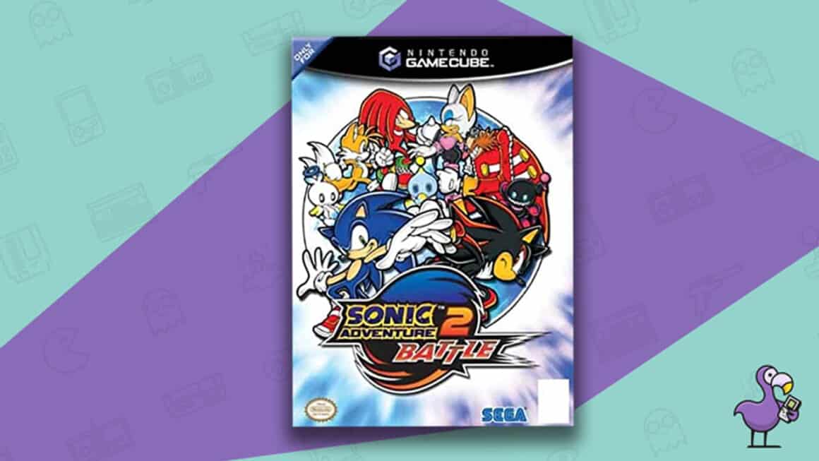 mejores juegos multijugador de GameCube: portada de la caja del juego Sonic Adventure 2 Battle