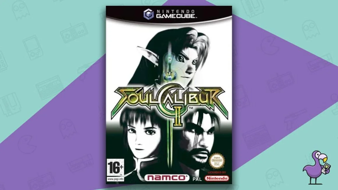 Los mejores juegos de Gamecube: portada de la caja del juego SoulCalibur2