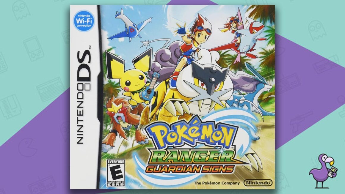 Los mejores juegos de Pokémon - Pokemon Ranger Guardian firma la portada de la caja del juego