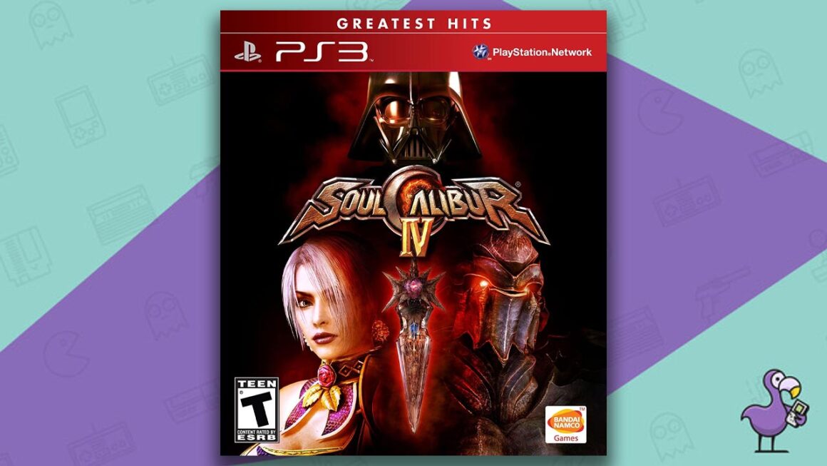 Los mejores juegos de lucha de PS3: portada de la caja del juego Soul Calibur IV