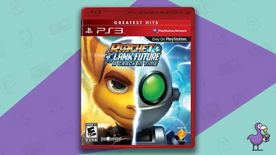 mejores exclusivas de PS3 - Ratchet & Clank Future: A Crack In Time carátula del juego
