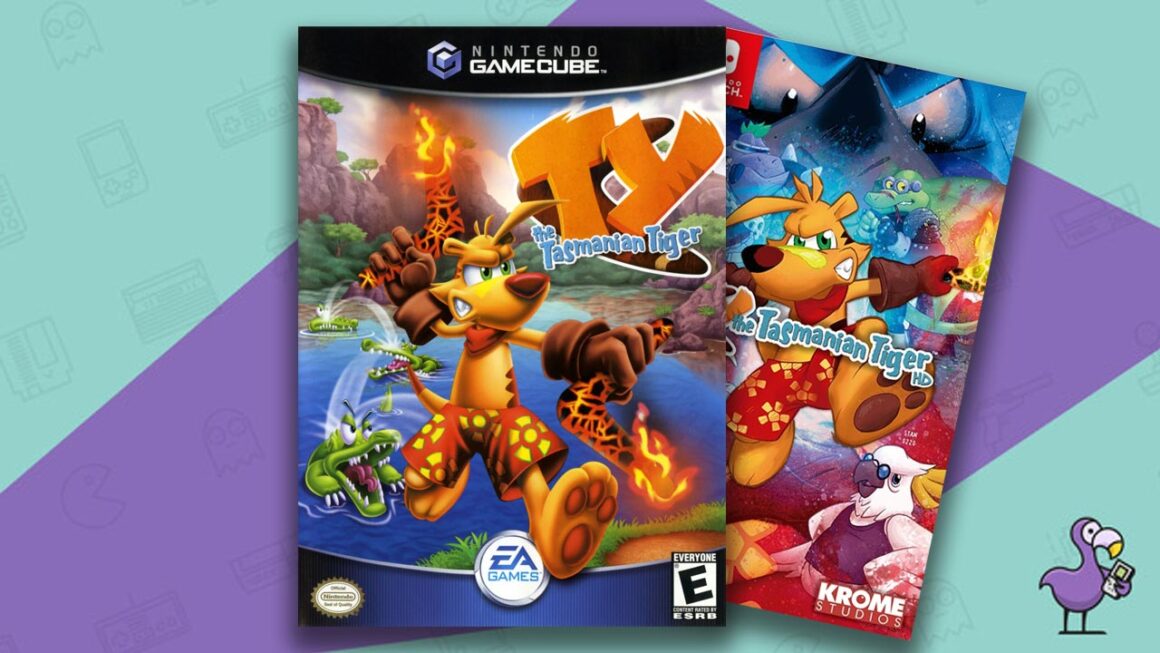 Los mejores juegos de GameCube en Switch - Casos de juegos de Ty the Tasmanian Tiger