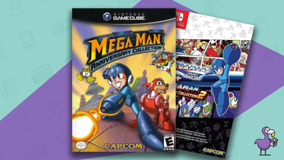 Los mejores juegos de GameCube en Switch: estuches de juegos Mega Man Anniversary Collection
