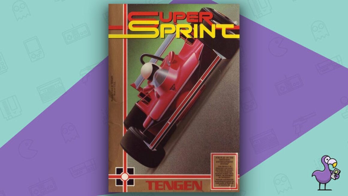 Los mejores juegos de Atari ST: portada de la caja del juego Super Sprint