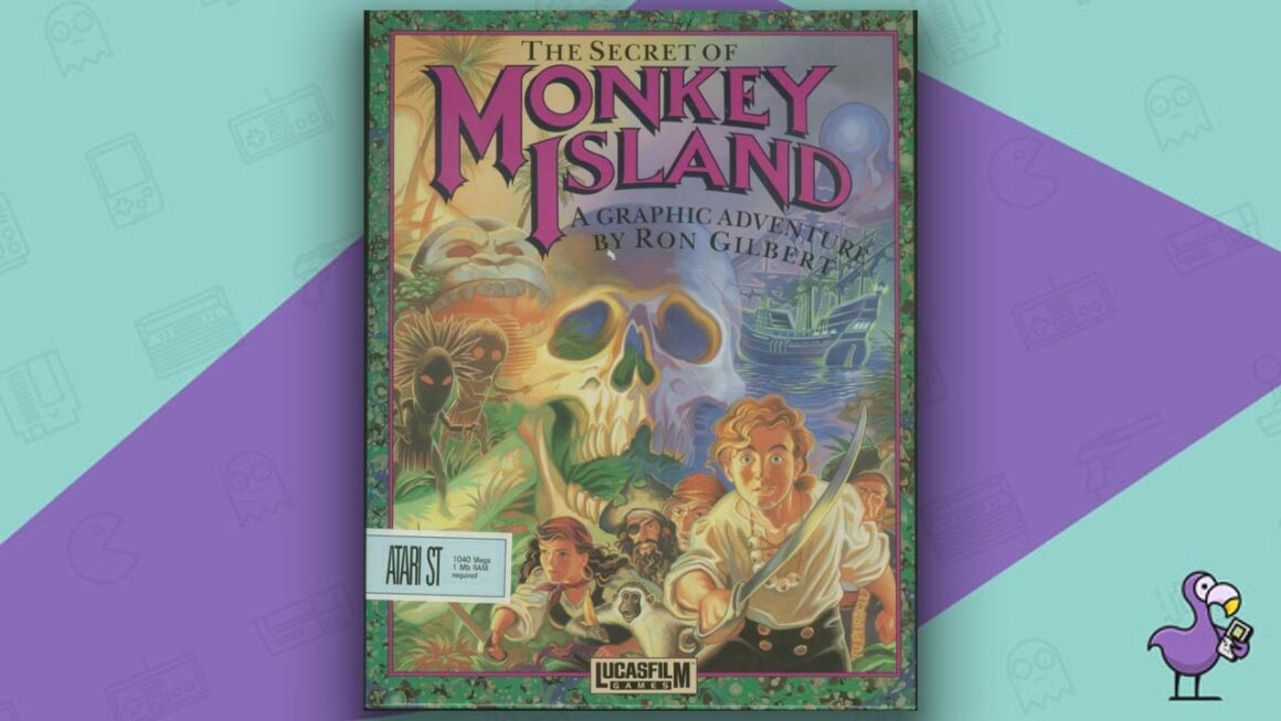 Los mejores juegos de Atari ST: la portada del juego The Secret of Monkey Island