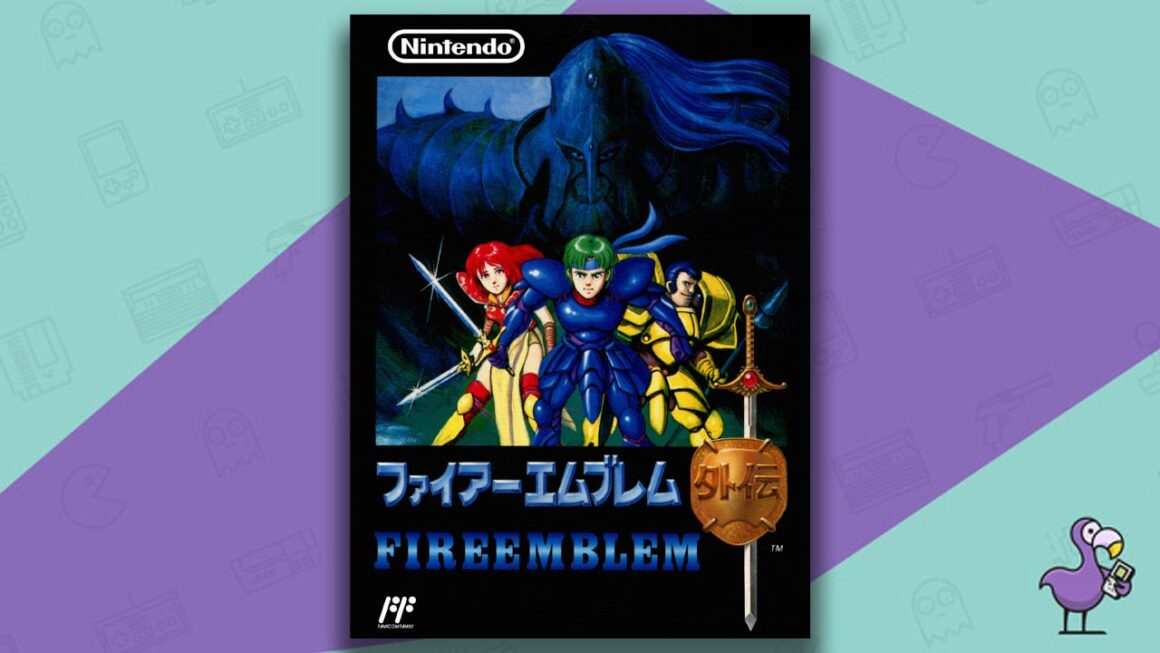Los mejores juegos de Fire Emblem: portada de la caja del juego Fire Emblem Gaiden NES
