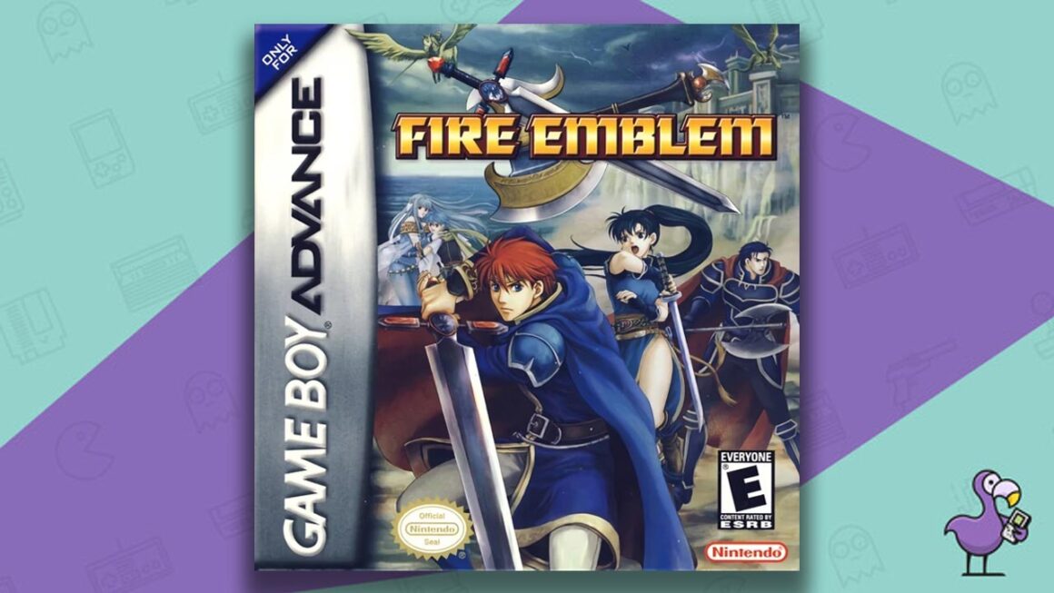 Los mejores juegos de Fire Emblem: Fire Emblem: The Blazing Blade, portada del juego GBA