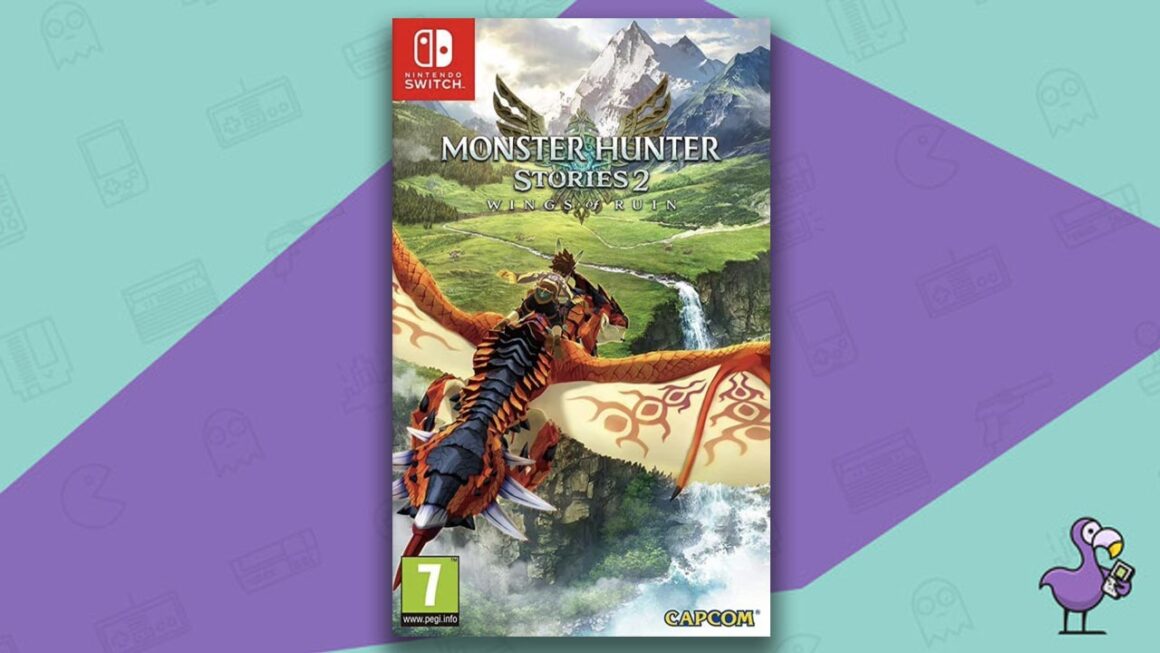 Los mejores juegos de Nintendo Switch de mundo abierto: Monster Hunter Stories 2: Wings of Ruin, carátula del juego