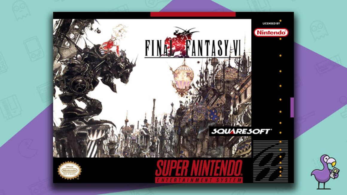 Los mejores JRPG: arte de portada de la caja del juego Chrono Trigger