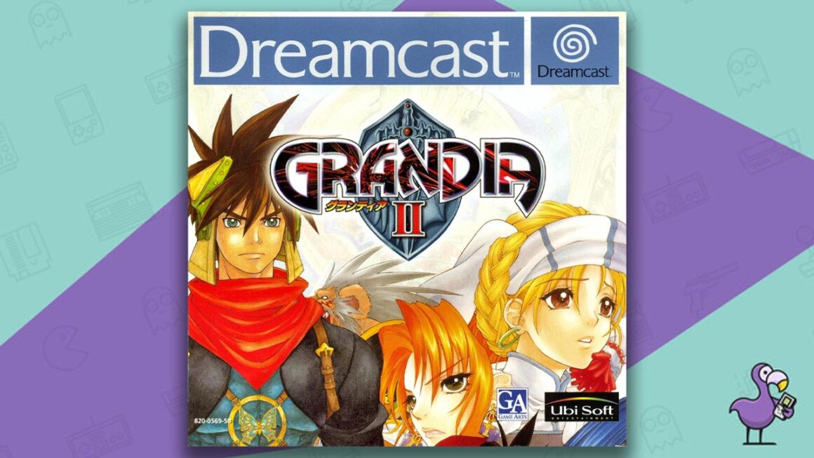 mejores juegos de Dreamcast - Grandia 2 Game Case Cover Art