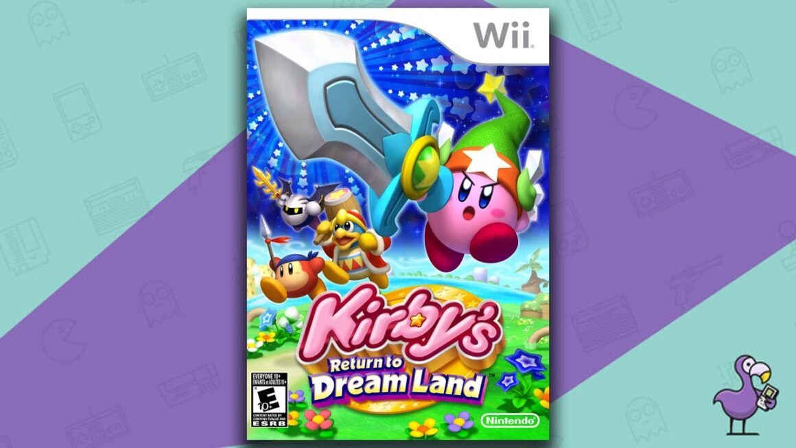 Los mejores juegos multijugador de Wii: portada del juego Kirby's Return to Dream Land