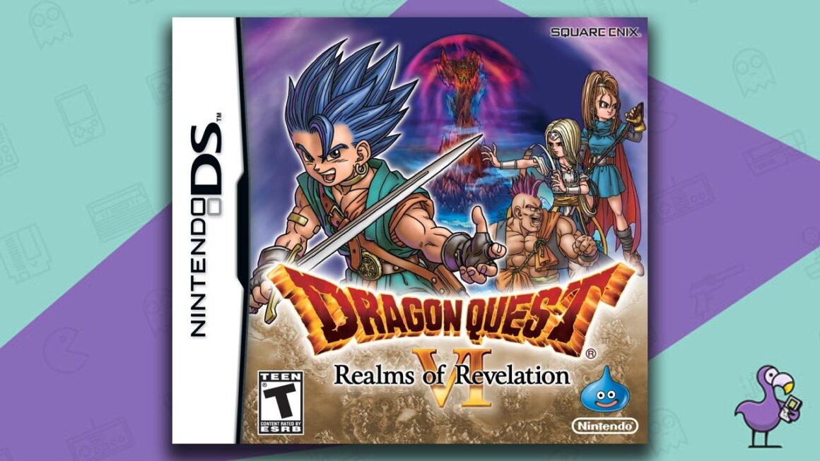 Juegos raros de Nintendo DS - Dragon Quest VI: Realms of Revelation carátula del juego