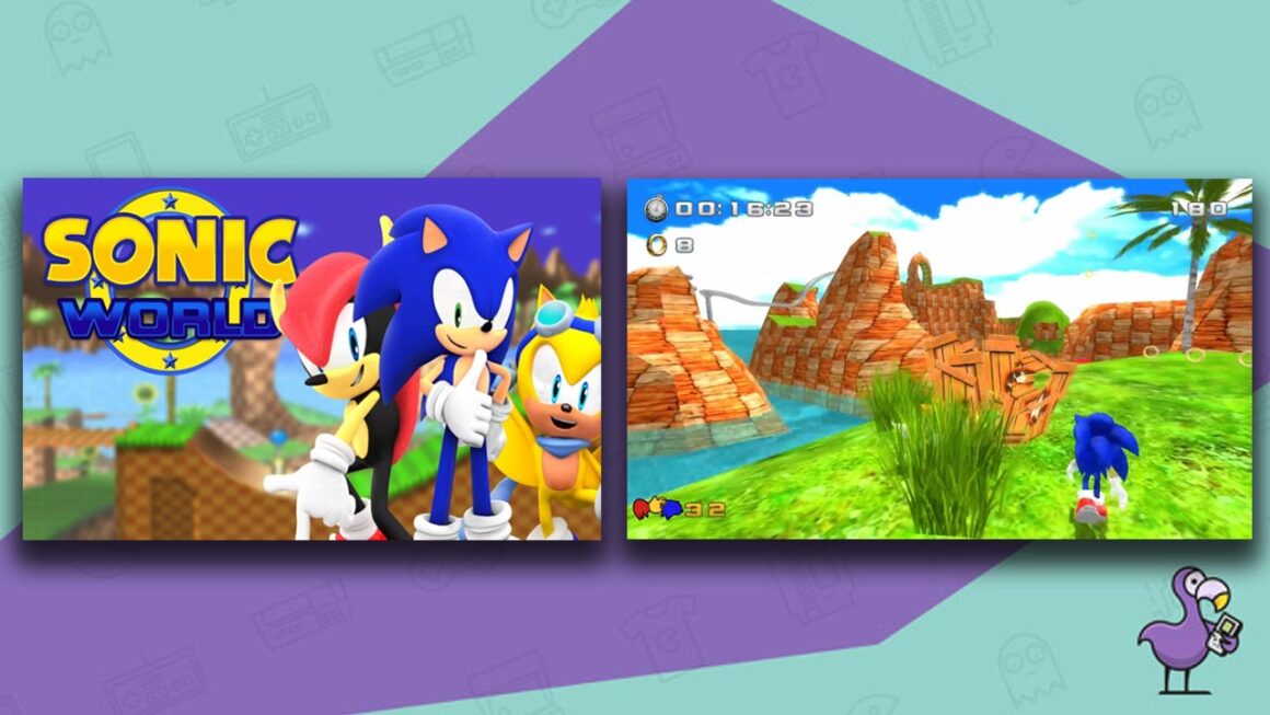 Los mejores trucos de Sonic ROM: juego Sonic World 3D con pantalla de título