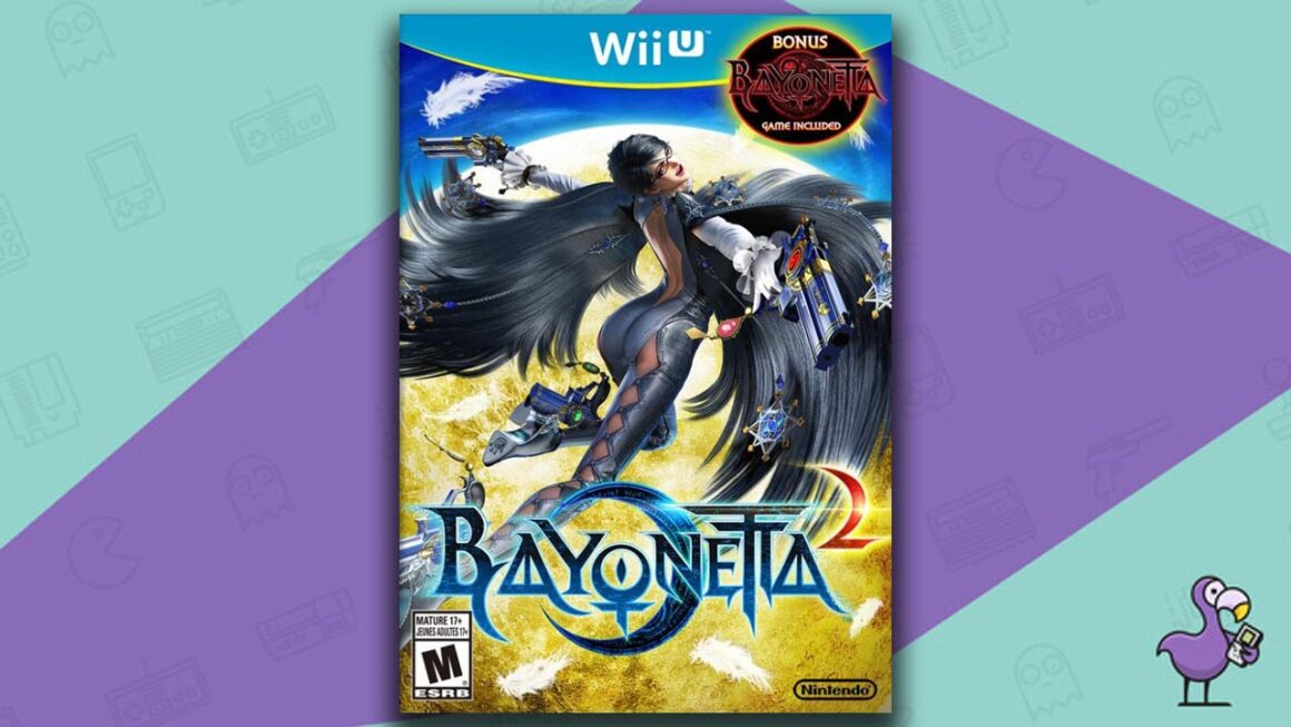 Los mejores juegos de Wii U: portada de la caja del juego Bayonetta