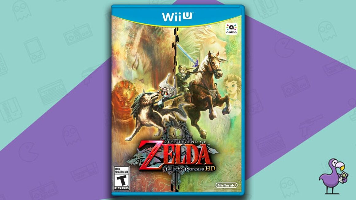 Los mejores juegos de Wii U: portada de la caja del juego The Legend of Zelda: Twilight Princess HD