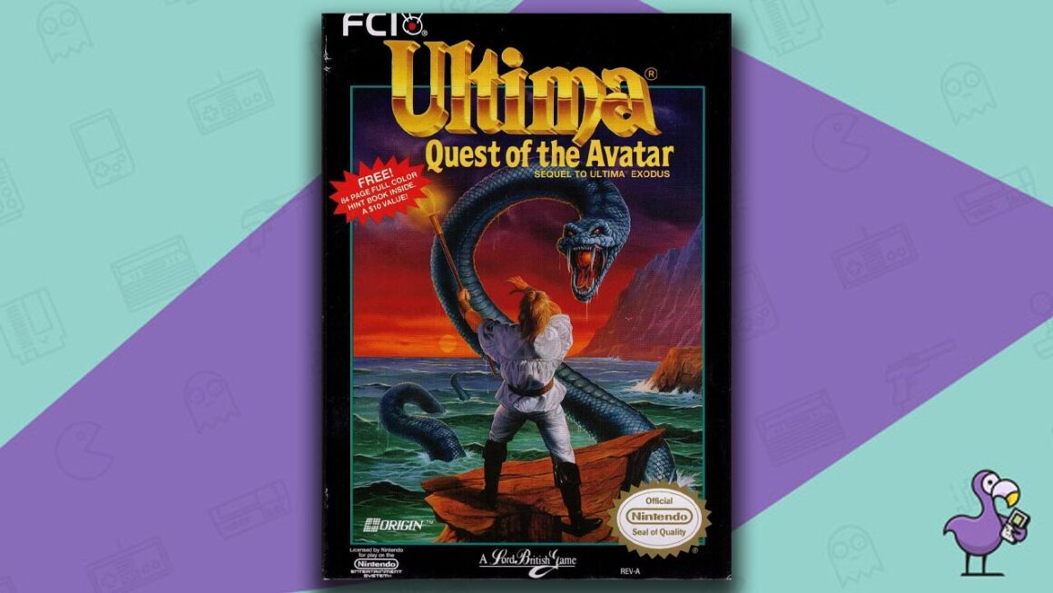 Los mejores juegos de rol de NES - Ultima IV: Quest of the Avatar carátula del juego