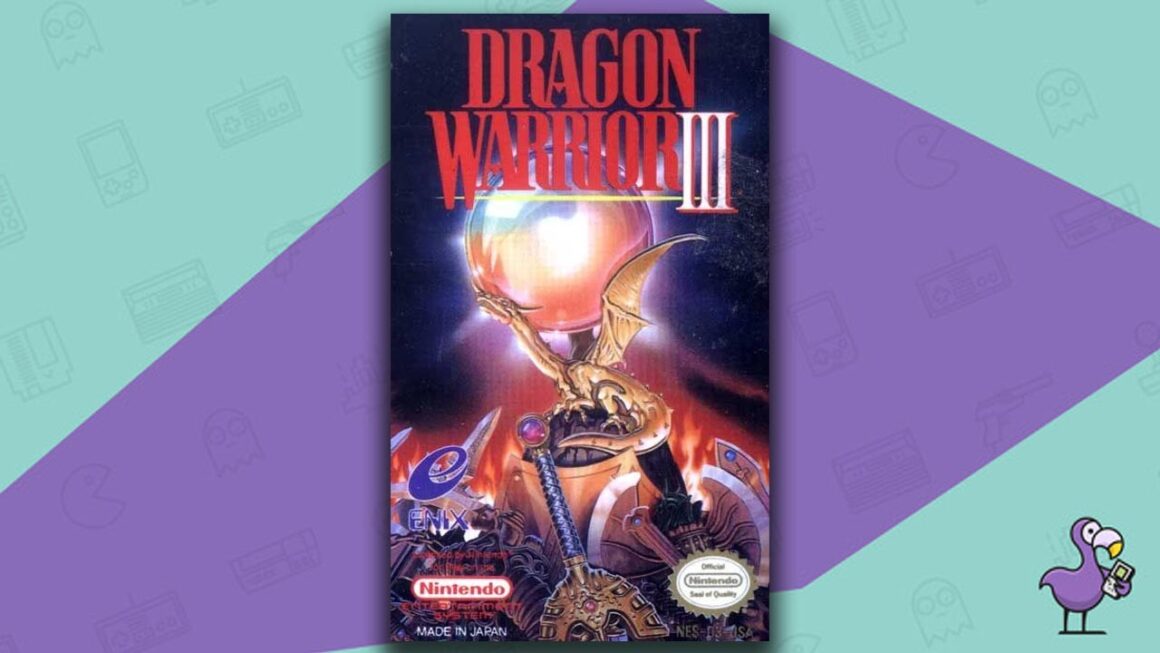 Los mejores juegos de rol de NES: portada del juego Dragon Warrior