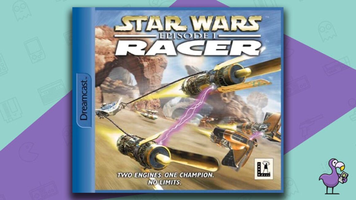 Los mejores juegos de carreras de Dreamcast - Star Wars Episodio 1: Carátula del juego Racer