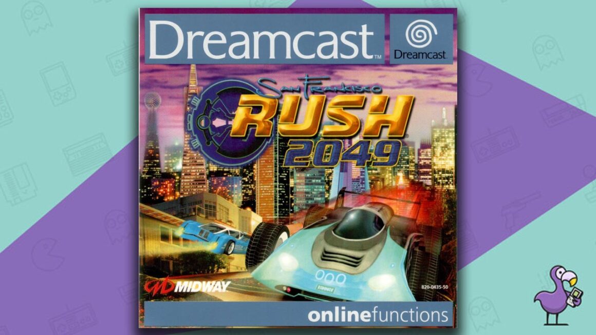 Los mejores juegos de carreras de Dreamcast - Arte de portada de la caja del juego San Francisco Rush 2049