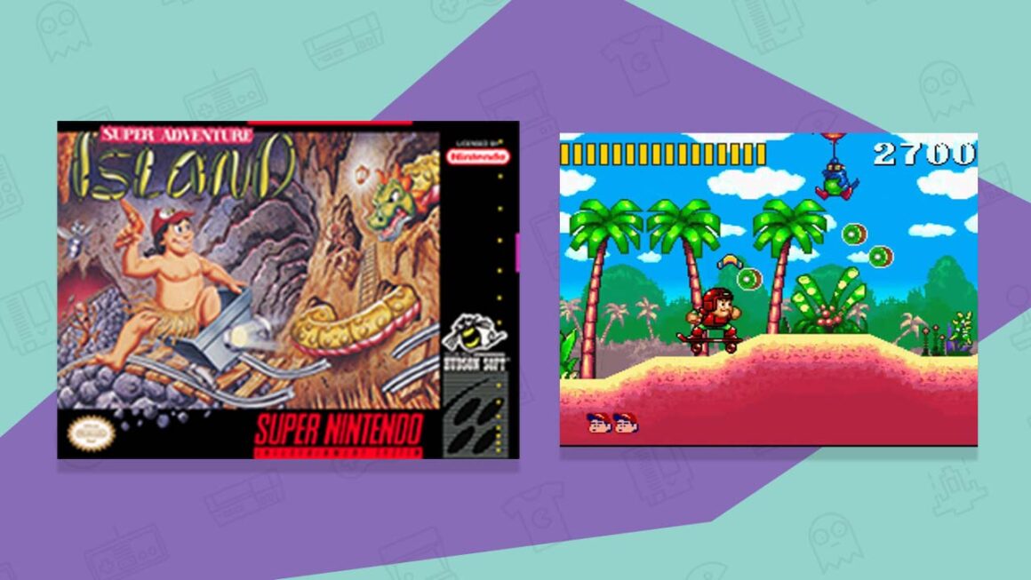 super aventura isla subestimado snes juegos