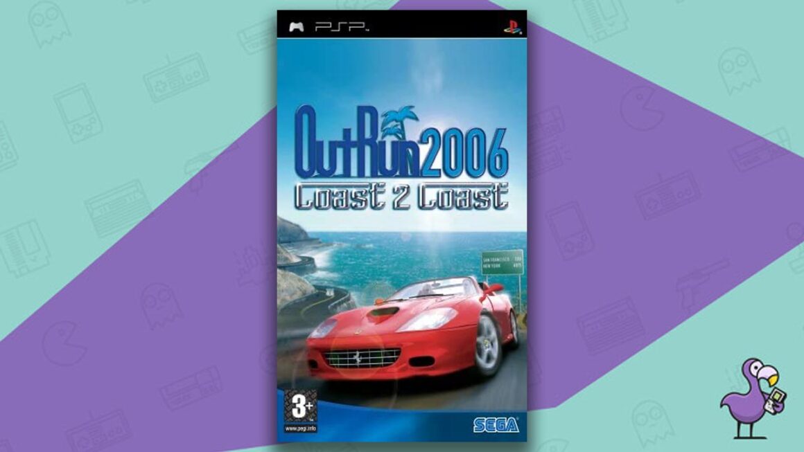 Los mejores juegos de carreras de PSP: portada del juego OutRun 2006 Coast 2 Coast