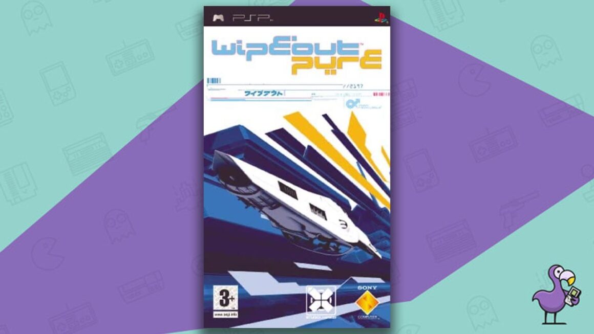 Los mejores juegos de carreras de PSP: portada del juego Wipeout Pure