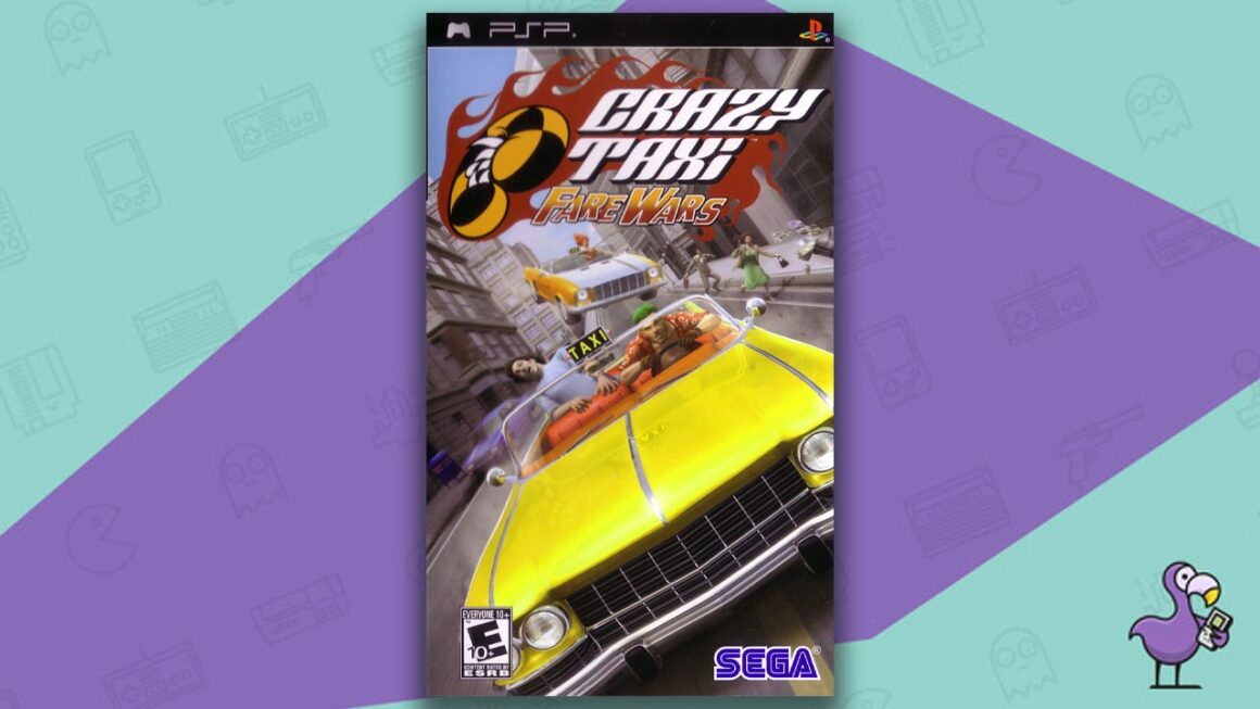 Los mejores juegos de carreras de PSP - Crazy Taxi: Carátula del juego Fare Wars