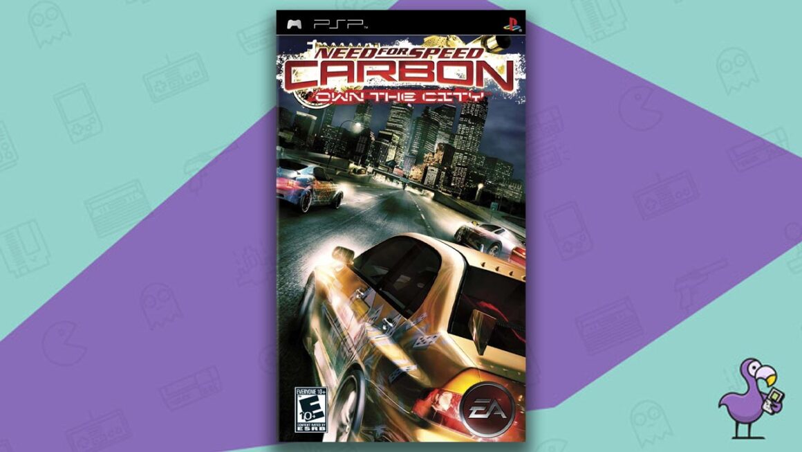 Los mejores juegos de carreras de PSP - Need for Speed ​​Carbon - Portada del juego Own the City