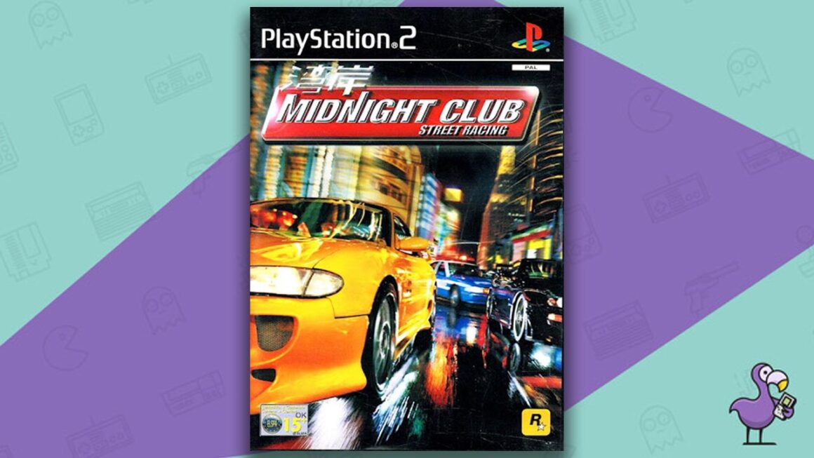 Los mejores juegos de carreras de PS2 - Midnight Club: arte de portada de la caja del juego Street Racing